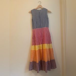 JW Anderson for Uniqlo tiered gingham dress